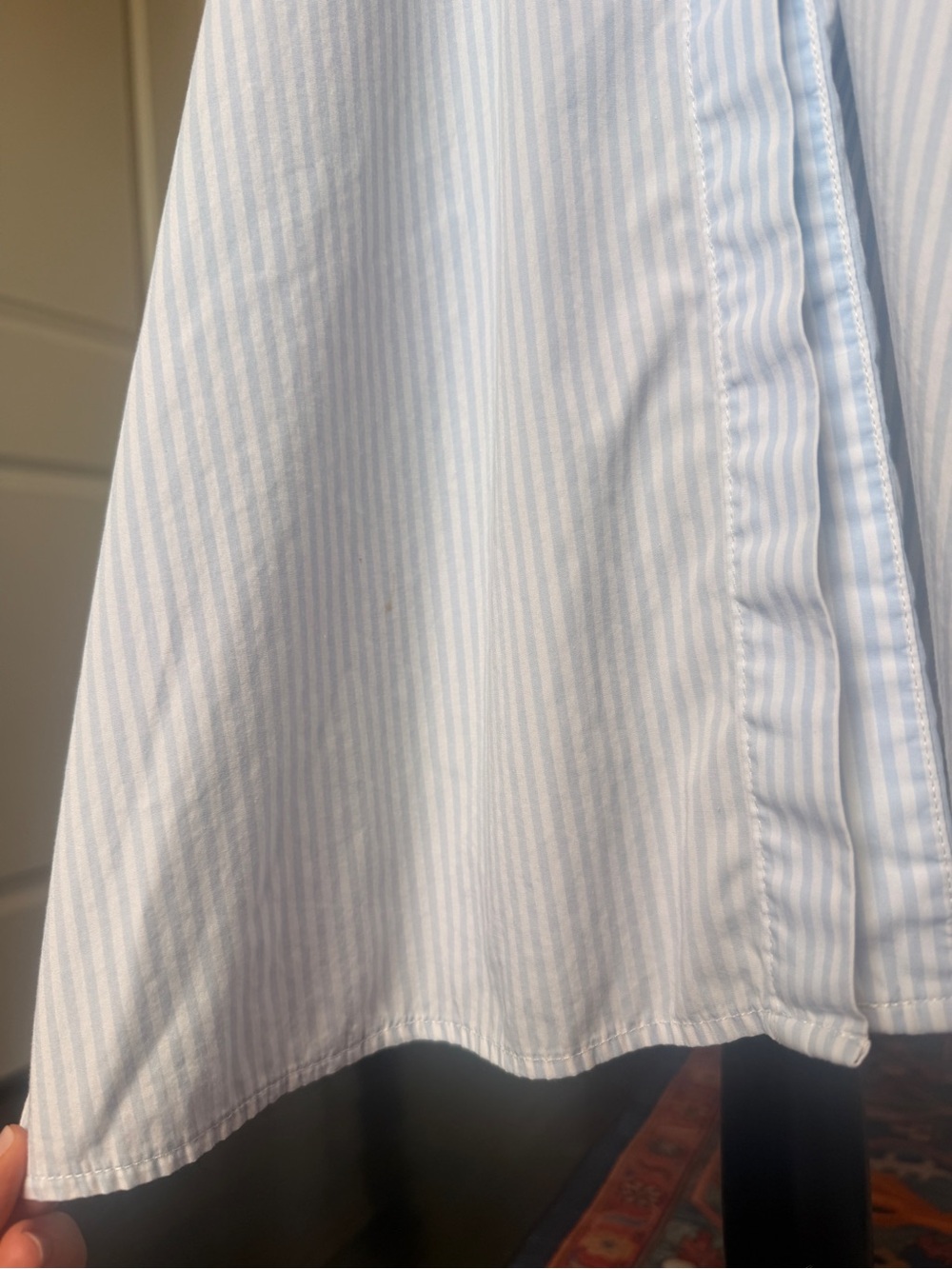 Lauren Ralph Lauren Shirt Dress with Tie Waist Sz 4 - Picture 7 of 10